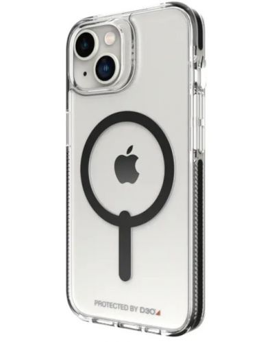 Калъф Gear4 - Santa Cruz Snap, iPhone 14, прозрачен/черен - 3